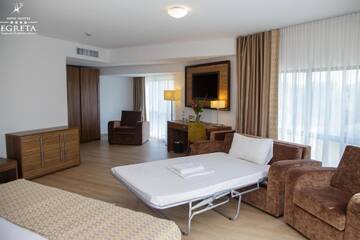 Фото номера Большой двухместный номер с 1 кроватью Отель New Hotel Egreta г. Дунавэцу-де-Жос 4